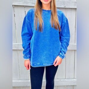 Royce‎ Brand Women's Oversized Comfy Cord Knit Pullover Top  Size Small